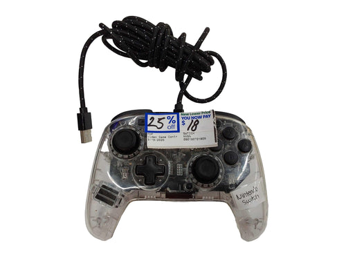 Pdp Swtich Clear Gaming Controller