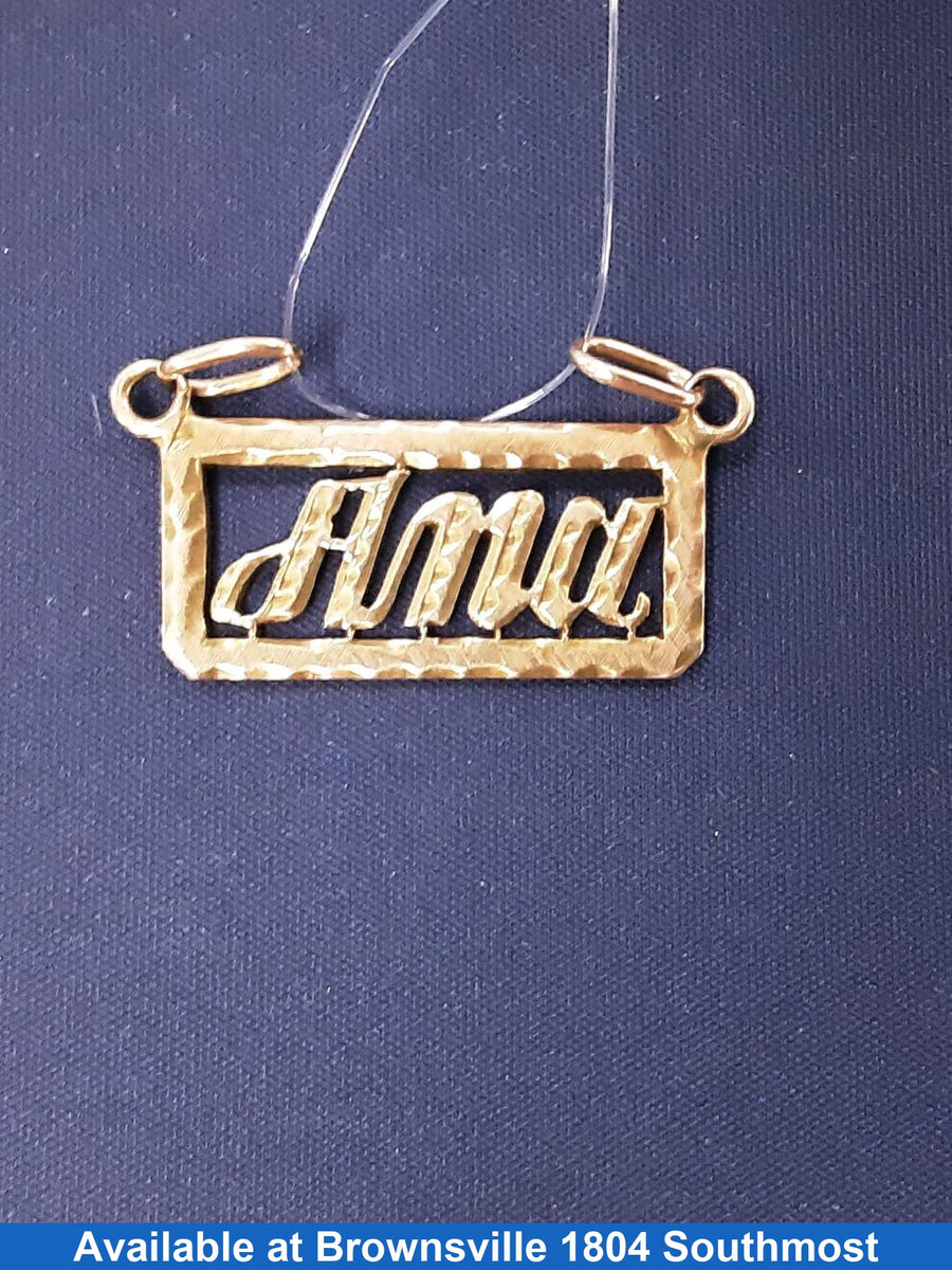 Pendant - Yellow Gold 10k (.417) 1.9 grams