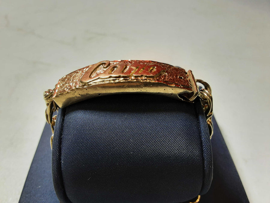 ID Bracelet - Yellow Gold 10k (.417) 26.5 grams 8 inch