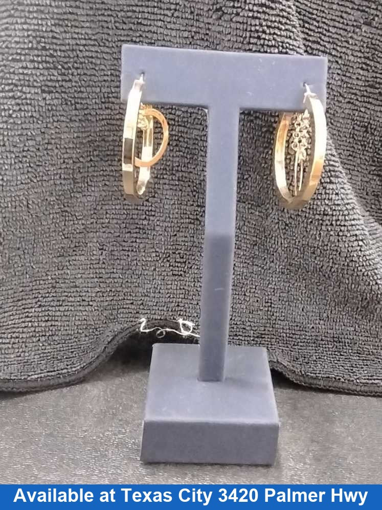 Bangle Earrings - Yellow Gold 14k (.585) 5.6 grams