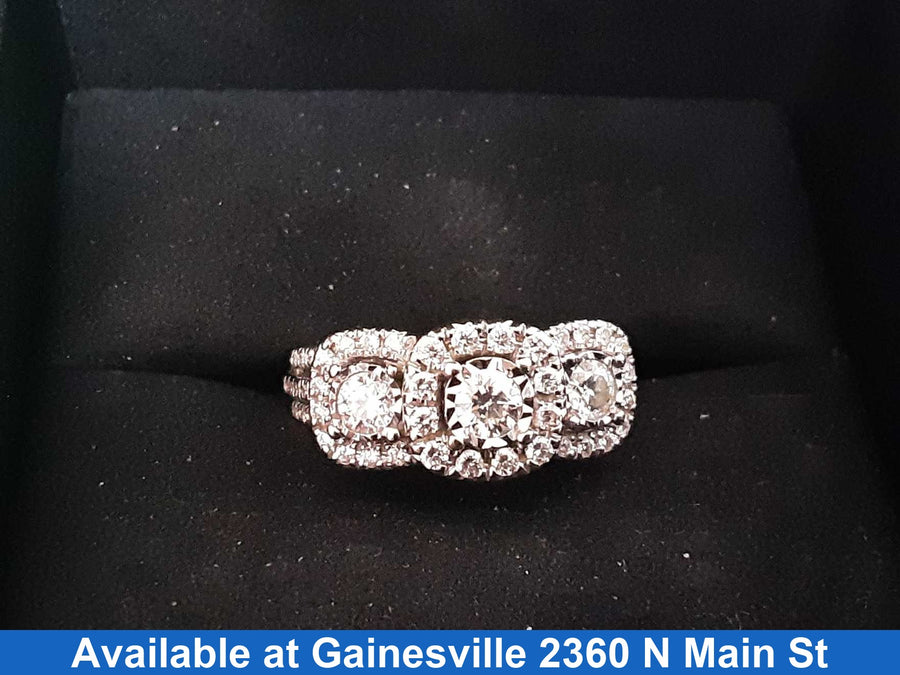 Women's Ring - White Gold 14k (.585) 7.3 grams Size 9