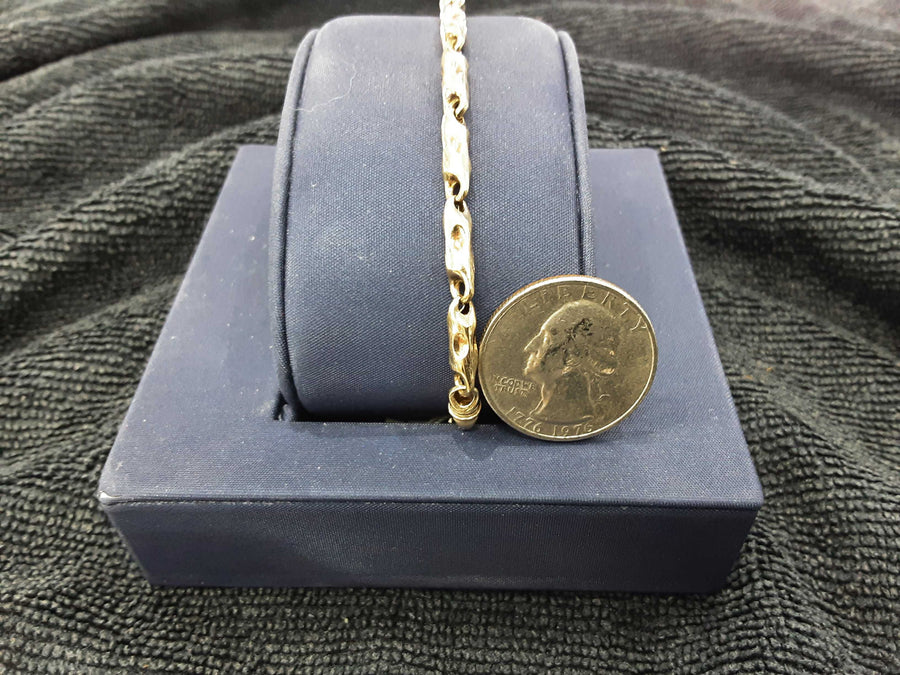 Bracelet - Yellow Gold 10k (.417) 7.6 grams 8 inch