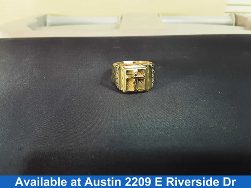 Men's Ring - Tricolor Gold 14k (.585) 8.5 grams Size 10