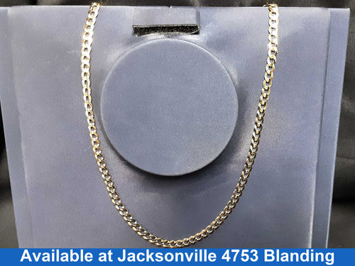 Cuban Link Chain - Yellow Gold 14k (.585) 13.3 grams 24 inch