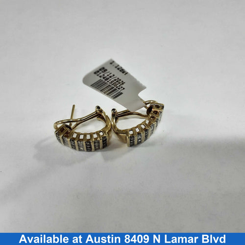 Earrings - Yellow Gold 10k (.417) 5.7 grams