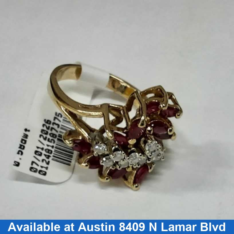 Women's Ring - Yellow Gold 14k (.585) 6 grams Size 9