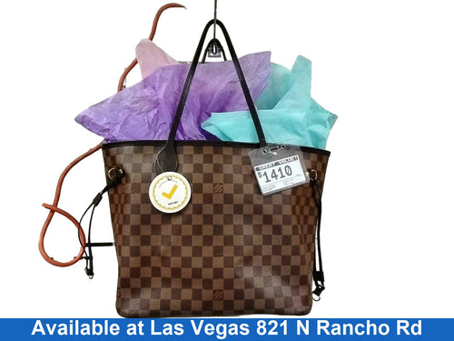 Louis Vuitton Neverfull Mm Brown Purse / Handbag