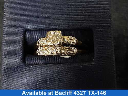 Women's Ring - Yellow Gold 14k (.585) 3.3 grams Size 12