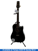 Takamine Eg-334sbc Black Acoustic / Electric Classic Guitar