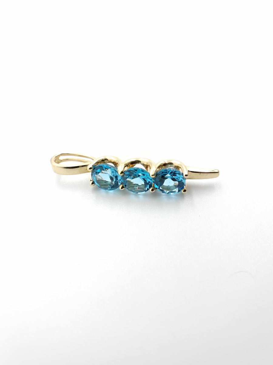 Diamond Pendant - Yellow Gold 14k (.585) 2.6 grams