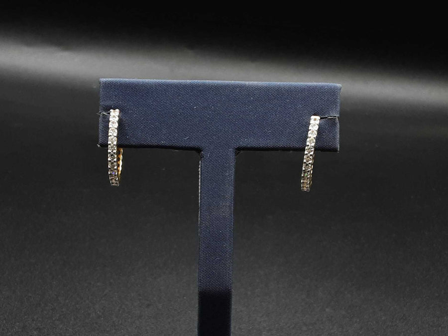 Hoop Earrings - Yellow Gold 18k (.750) 3.4 grams