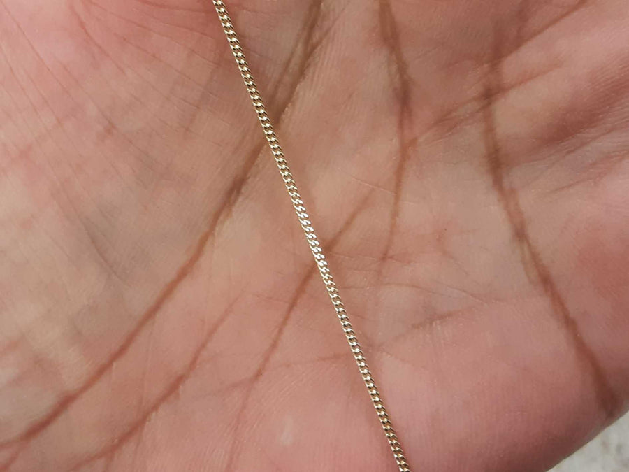 Box Chain - Yellow Gold 10k (.417) 0.8 grams 16 inch