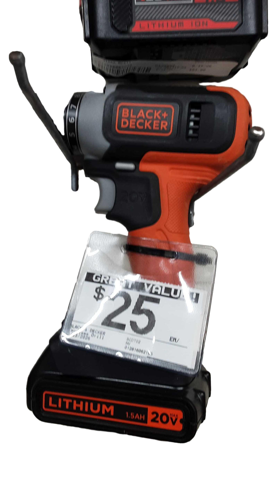 Black & Decker Bcd702 Orange Cordless Standard Drill
