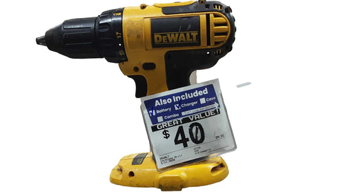 Dewalt Dc720 Yellow Cordless Standard Drill