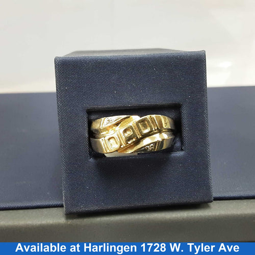 Men's Ring - Yellow Gold 10k (.417) 4.3 grams Size 12