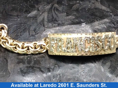 ID Bracelet - Yellow Gold 10k (.417) 56.2 grams 8 inch