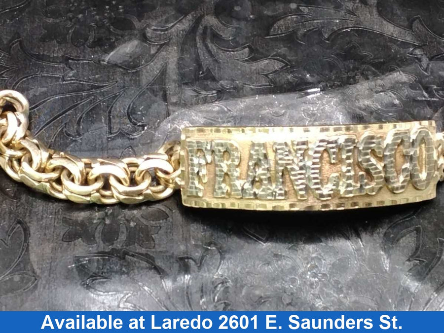ID Bracelet - Yellow Gold 10k (.417) 56.2 grams 8 inch