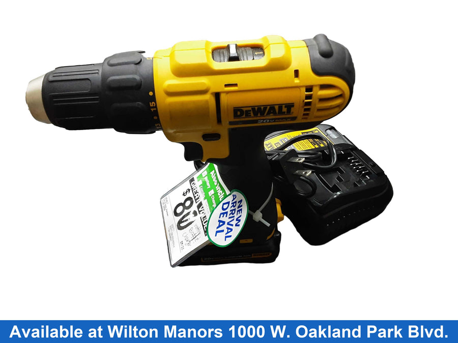 Dewalt Dcd771 Yellow Cordless Hammer Drill