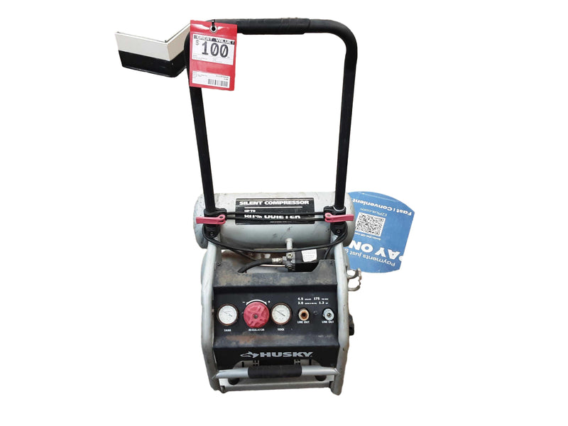 Husky Silent Gray Electric Compressor