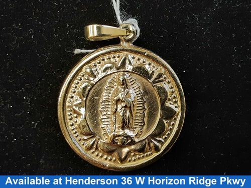 Religious Pendant - Yellow Gold 10k (.417) 5.2 grams