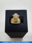 Men's Ring - Yellow Gold 10k (.417) 6 grams Size 10