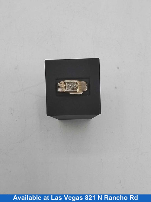 Men's Ring - Yellow Gold 10k (.417) 4.5 grams Size 20