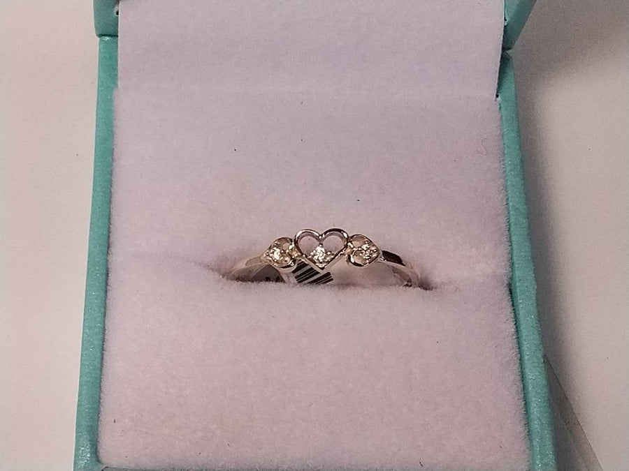 Women's Ring - Yellow Gold 10k (.417) 0.9 grams Size 7
