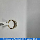 Women's Ring - Solitaire - Yellow Gold 10k (.417) 3.4 grams Size 9.5