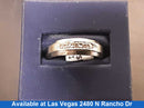 Ring - Wedding Band - White Gold 14k (.585) 4.9 grams Size 8.5