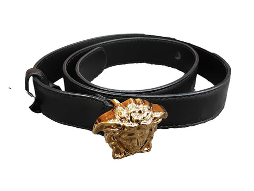 Versace Dcdd442 Black Belt / Buckle