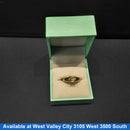 Women's Ring - Solitaire - Yellow Gold 14k (.585) 3.2 grams Size 13