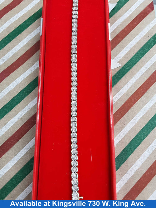 Tennis Bracelet - Yellow Gold 10k (.417) 9.2 grams 7 inch
