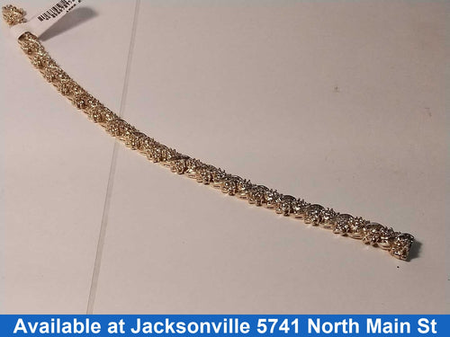 Tennis Bracelet - Yellow Gold 14k (.585) 23.2 grams 8 inch