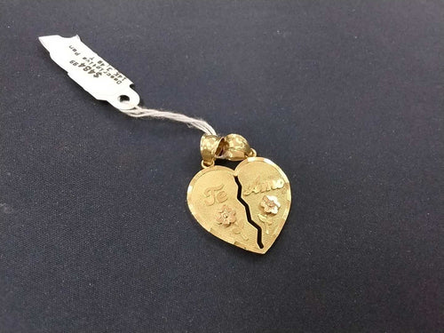 Pendant - Yellow Gold 14k (.585) 3.4 grams