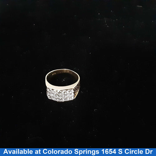 Men's Ring - Yellow Gold 14k (.585) 8.1 grams Size 10