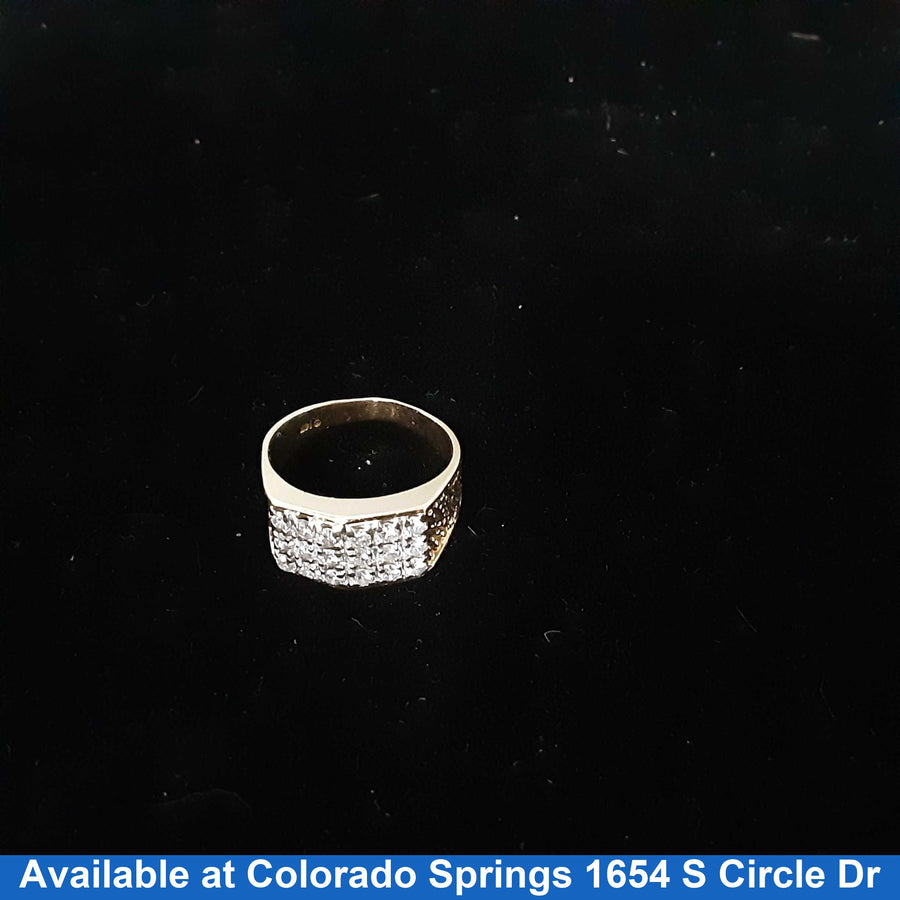 Men's Ring - Yellow Gold 14k (.585) 8.1 grams Size 10