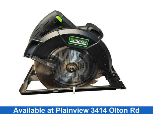 Geneisis Gcs100se Black Corded Circular Saw