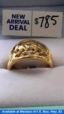 Women's Ring - Yellow Gold 10k (.417) 7.5 grams Size 8.5
