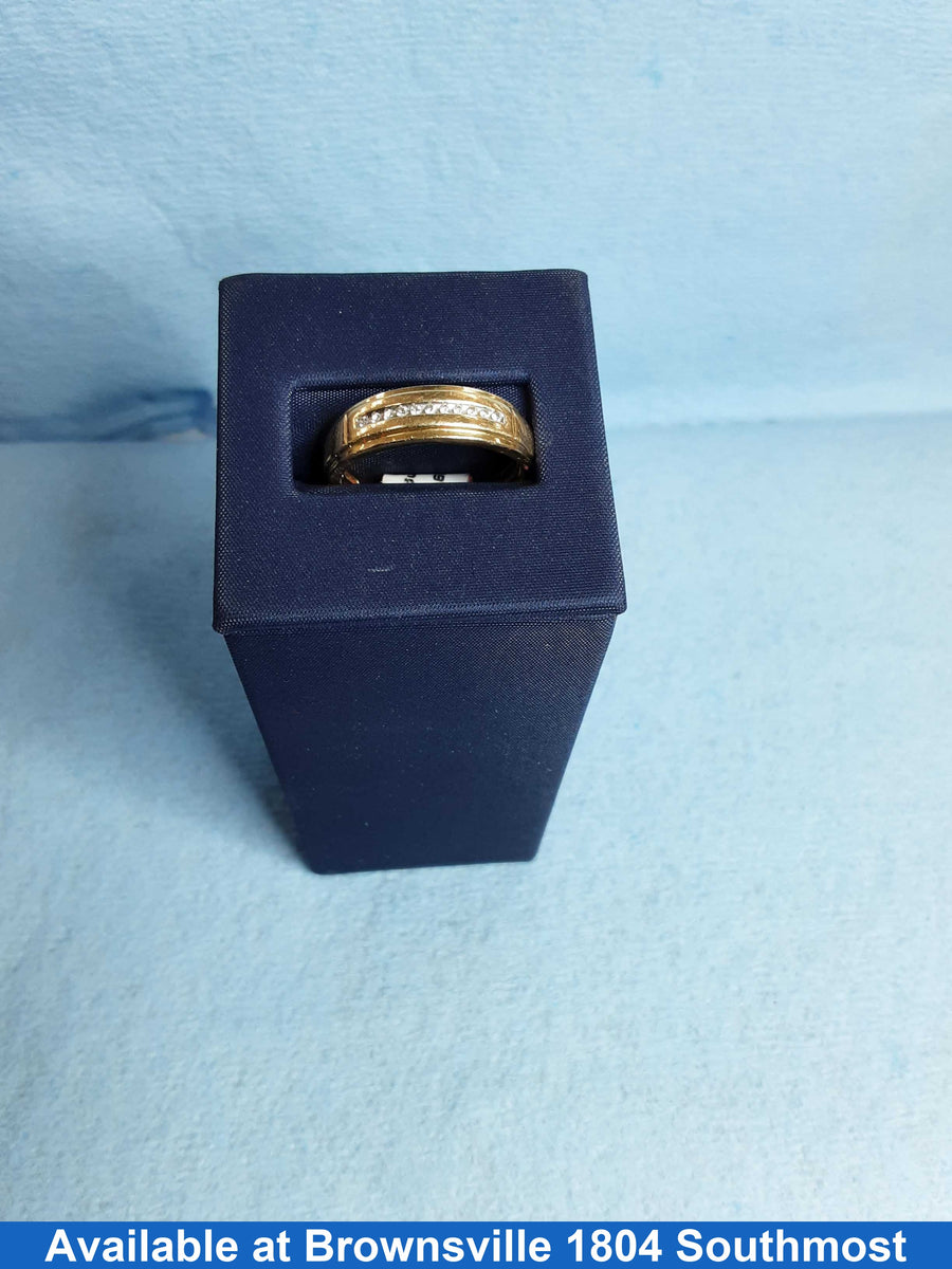 Ring - Wedding Band - Yellow Gold 14k (.585) 4 grams Size 10