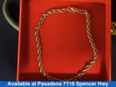 Rope Bracelet - Yellow Gold 14k (.585) 11 grams 8 inch