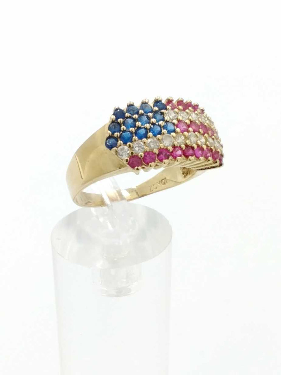 Women's Ring - Yellow Gold 10k (.417) 4 grams Size 9
