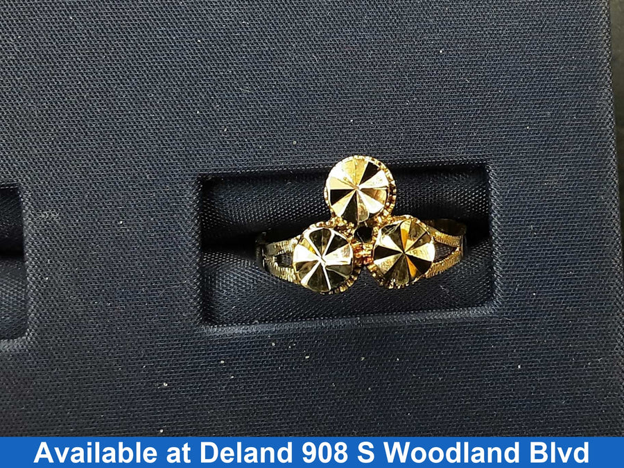 Women's Ring - Yellow Gold 10k (.417) 1.5 grams Size 8