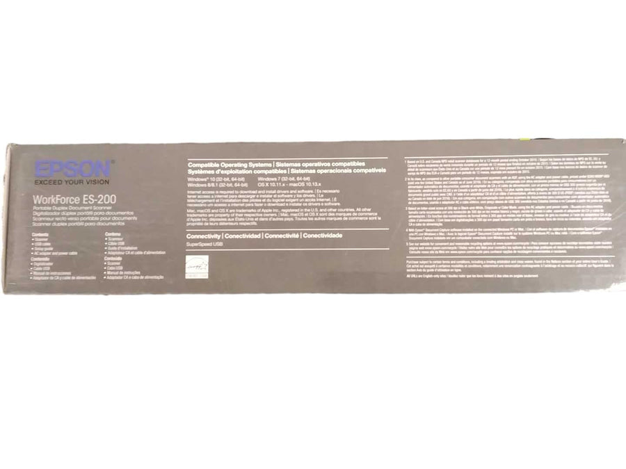 Epson Es-200 Black Scanner