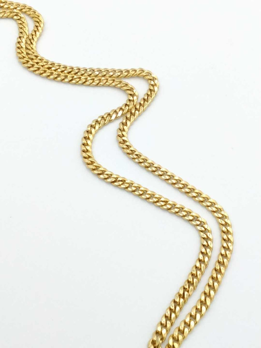 Cuban Link Chain - Yellow Gold 10k (.417) 5 grams 20 inch