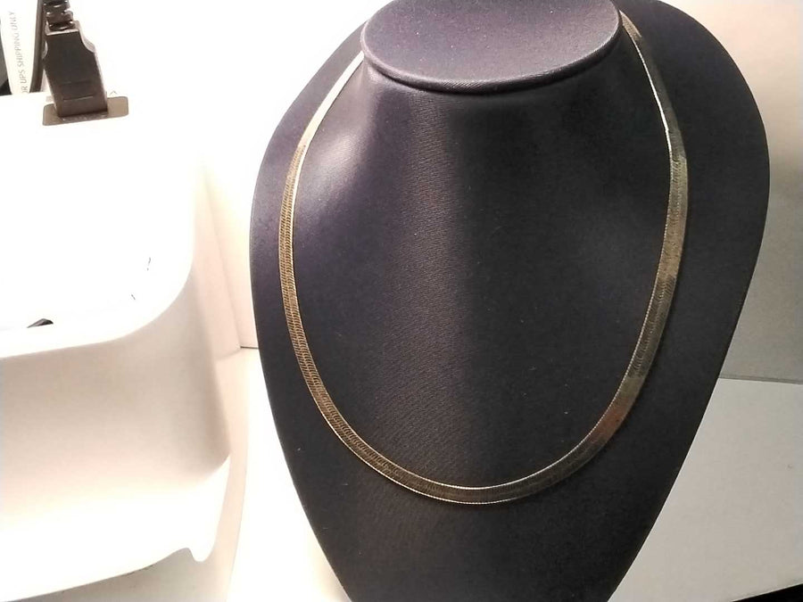 Herringbone Chain - Silver 11 grams 16 inch