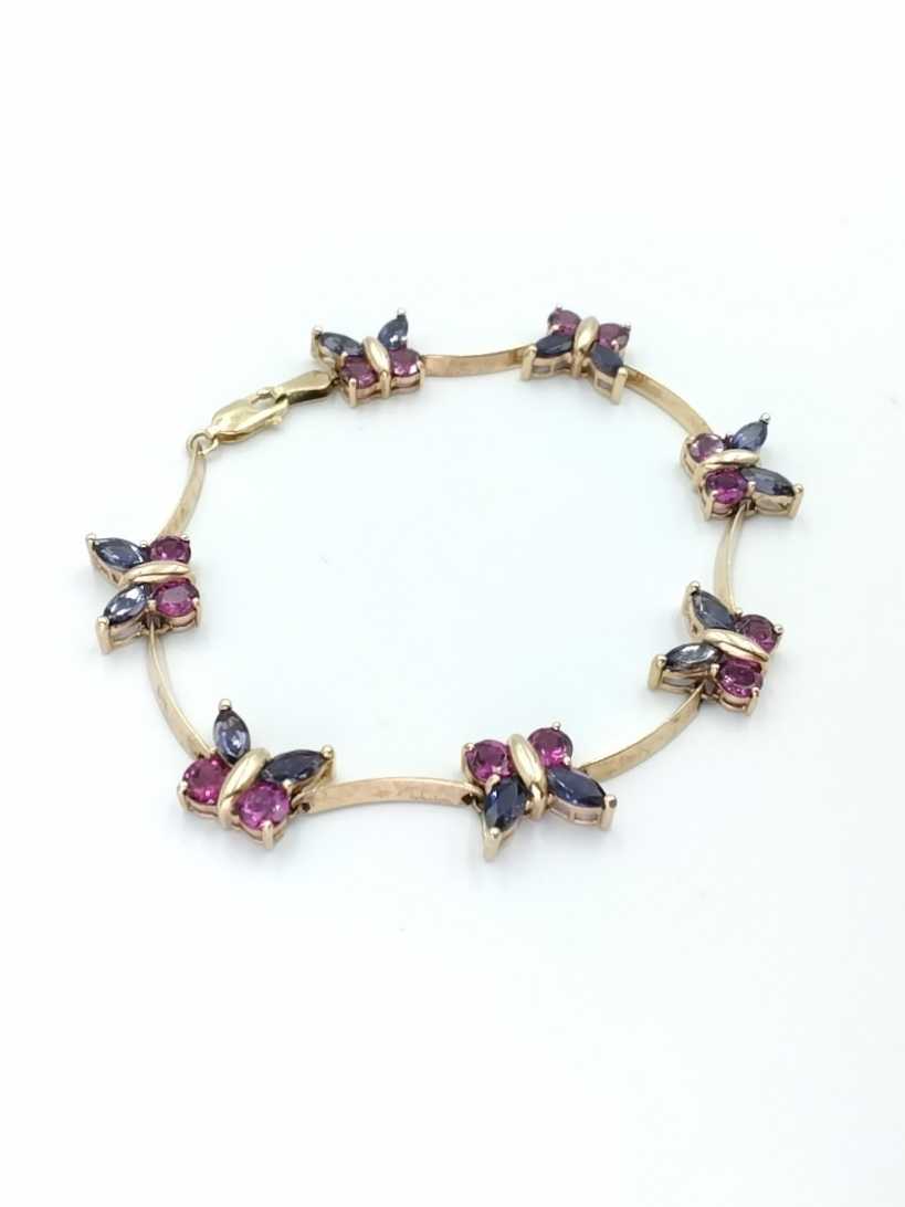 Bracelet - Yellow Gold 10k (.417) 8 grams 7 inch