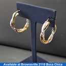 Hoop Earrings - Yellow Gold 14k (.585) 1.9 grams