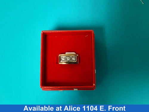 Men's Ring - Yellow Gold 14k (.585) 4.4 grams Size 9
