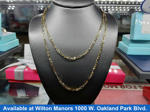 Chain - Yellow Gold 14k (.585) 4.8 grams 23 inch