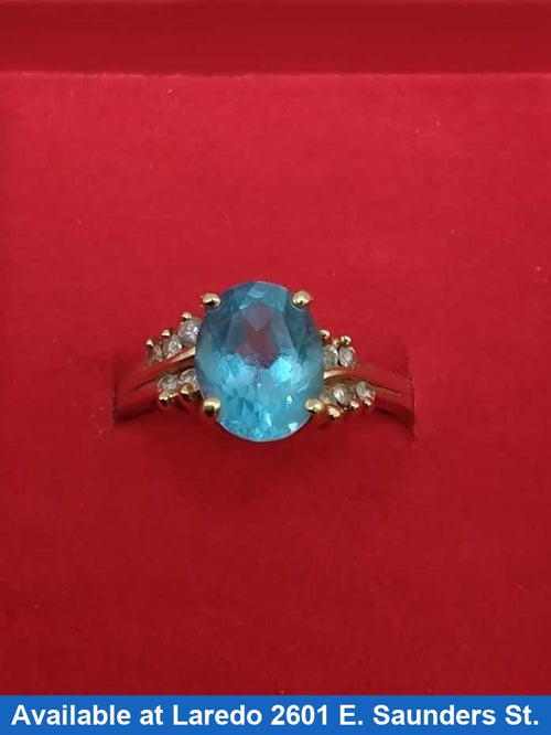 Women's Ring - Yellow Gold 14k (.585) 3.8 grams Size 6